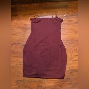 Elegant Burgundy dress